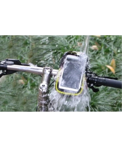 CUSTODIA PORTA CELLULARE PER BICI IN MICROFIBRA, 19X11X5,5 CM